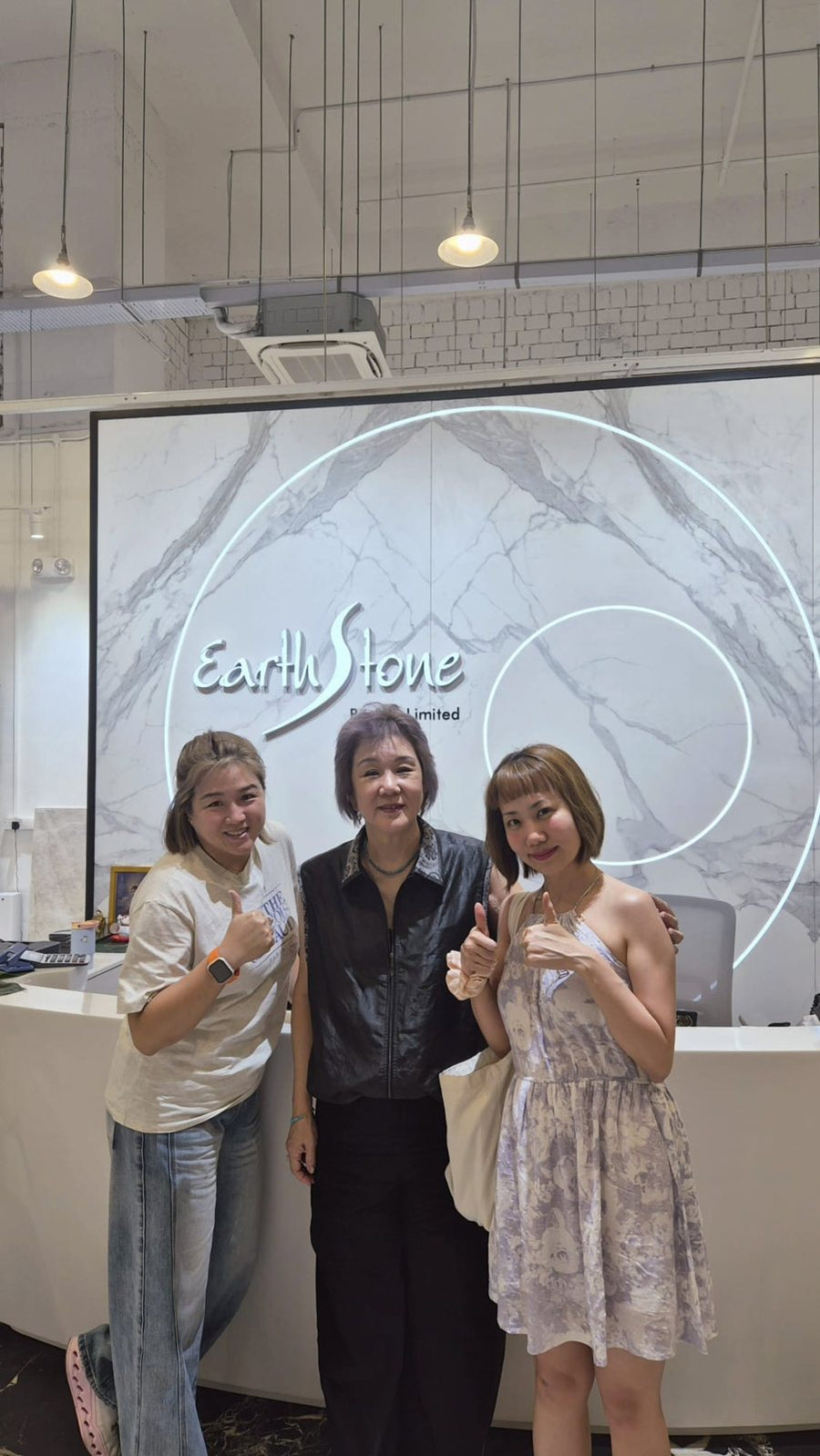 CCP Consulting with the team at the EarthStone showroom, Singapore